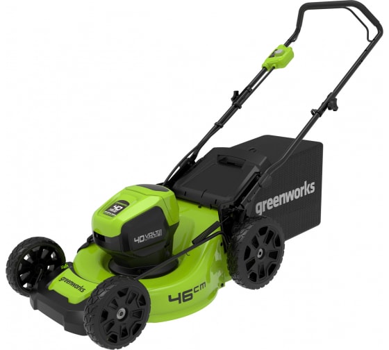 Газонокосилка аккумуляторная Greenworks GD40LM46HP 40V (46 см) бесщеточная без АКБ и ЗУ, 2514407