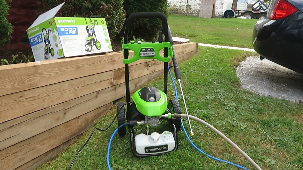 greenworks мойки высокого давления электрические