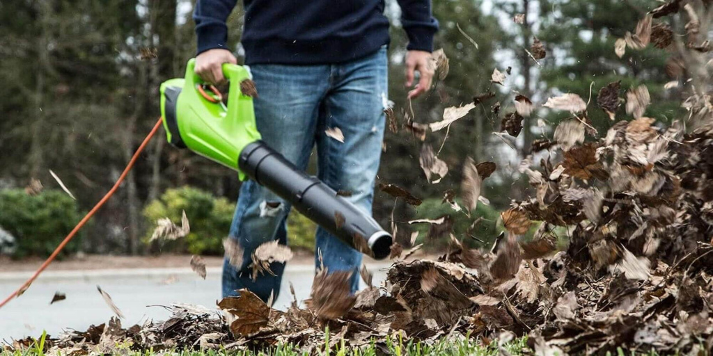 greenworks электрические воздуходувы