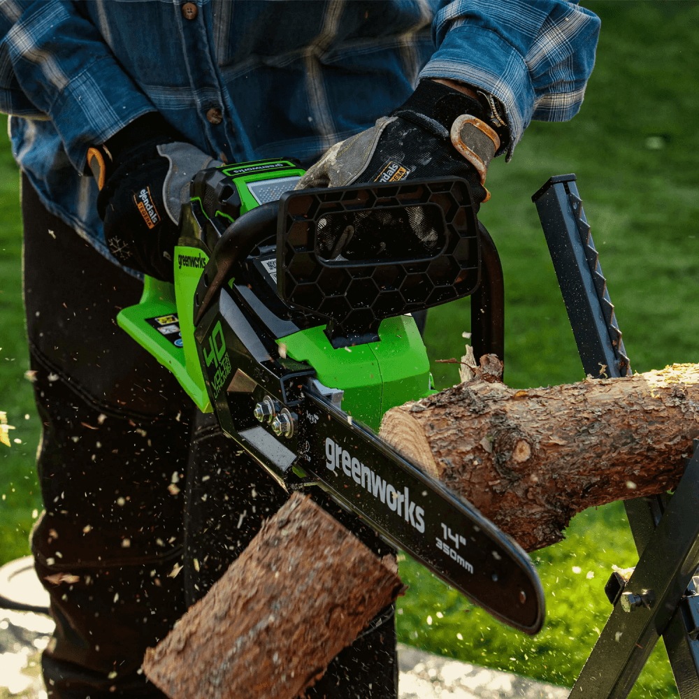 greenworks аккумуляторные цепные пилы