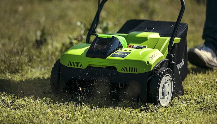 greenworks аккумуляторные скарификаторы