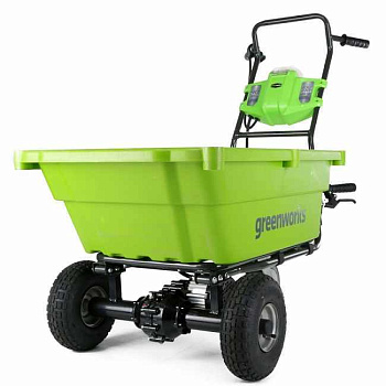 Садовая тележка самоходная 106 л GreenWorks G-MAX 40V G40GC, арт. 7400007