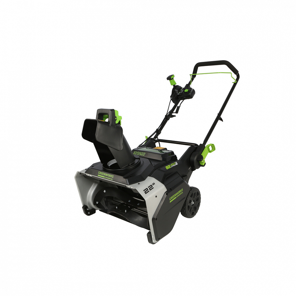 Снегоуборщик аккумуляторный Greenworks GD82STK5 82V c АКБ 5АЧ и ЗУ