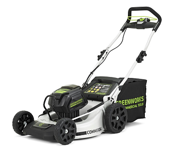 Аккумуляторная бесщеточная газонокосилка Greenworks GD82LM51 2502007