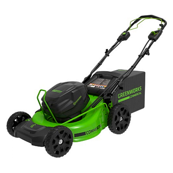 Газонокосилка самоходная, аккумуляторная Greenworks GC82LM51SP2 82V 51 см бесщеточная c 1*АКБ 5 Ач и ЗУ 2515907UB