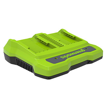 Быстрое зарядное устройство на 2 слота Greenworks G40UC8,40V, арт. 2938807